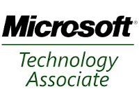 Microsoft Technology Associate certification badge