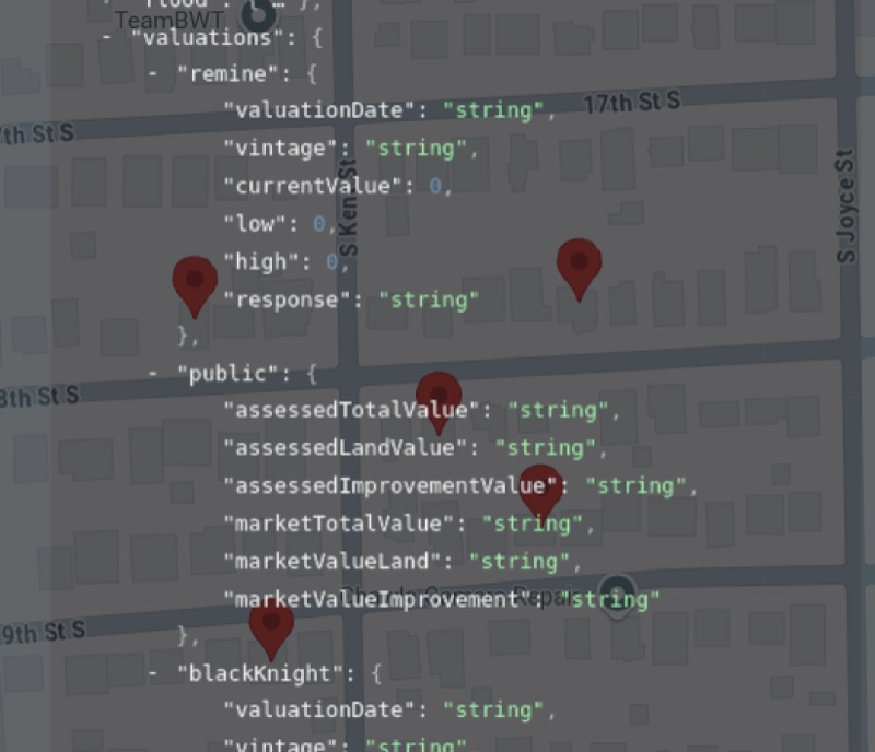 Property Analyzer reverse geocoding API diagram
